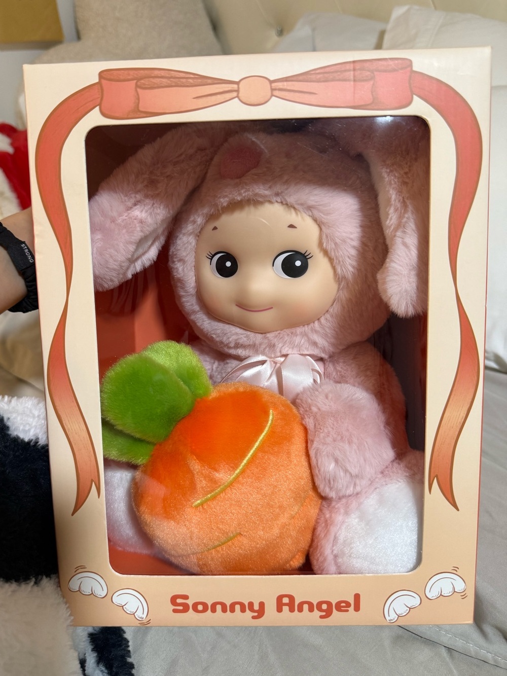 Sonny Angel Cuddly Rabbit Pink Plush SAS65874 w/ Original Box